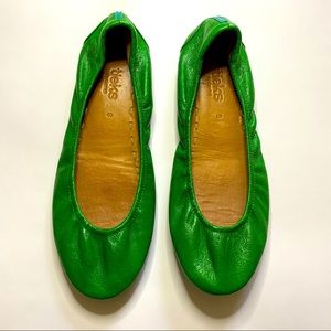Tieks by Gavreili Clover Green Ballet Flat